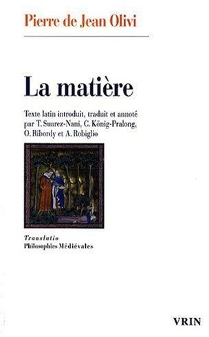 Emprunter LA MATIERE livre