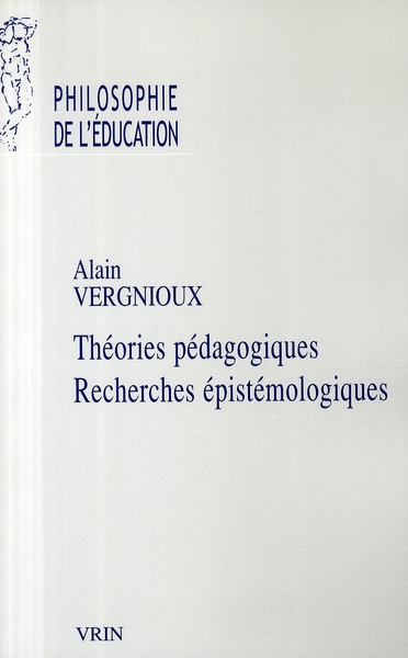 Emprunter THEORIES PEDAGOGIQUES, RECHERCHES EPISTEMOLOGIQUES livre