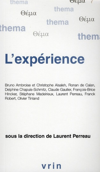 Emprunter L EXPERIENCE livre