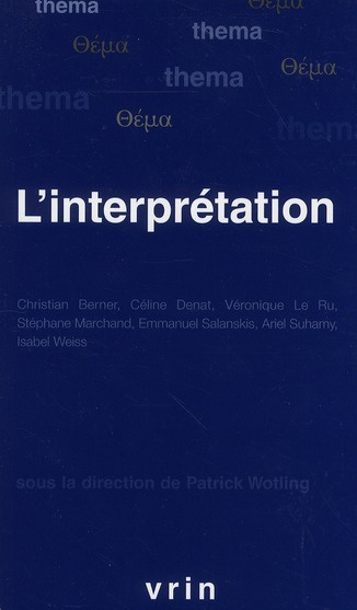 Emprunter L INTERPRETATION livre