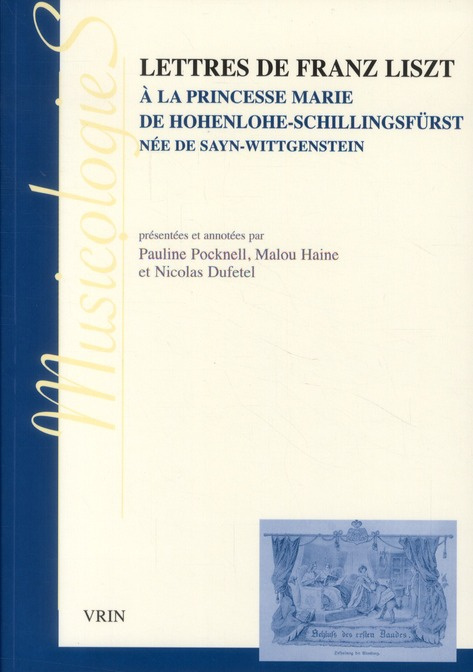 Emprunter LETTRES DE FRANZ LISZT A LA PRINCESSE MARIE DE HOHENLOHE-SCHILLINGSFURST NEE DE SAYN-WITTGENSTEIN livre