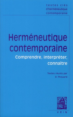 Emprunter TEXTES CLES D HERMENEUTIQUE CONTEMPORAINE livre