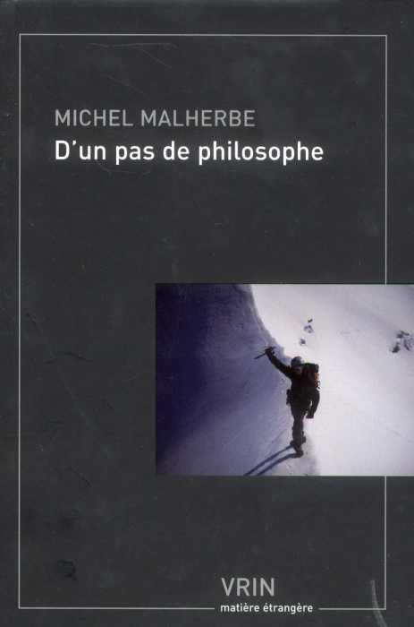 Emprunter D UN PAS DE PHILOSOPHE livre