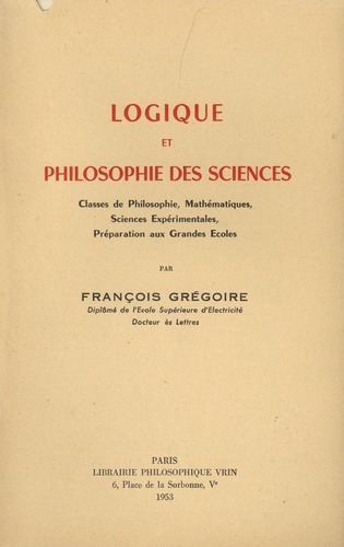 Emprunter LOGIQUE ET PHILOSOPHIE DES SCIENCES livre