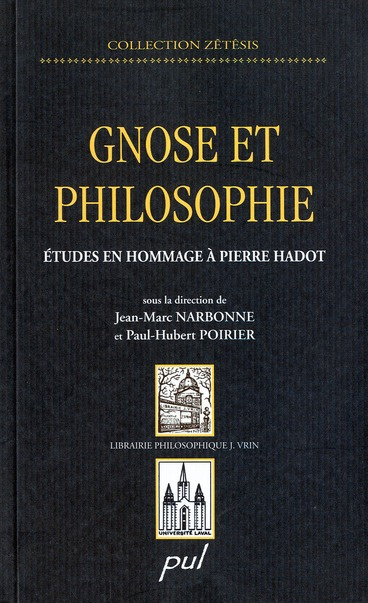 Emprunter GNOSE ET PHILOSOPHIE ETUDES EN HOMMAGE A PIERRE HADOT livre