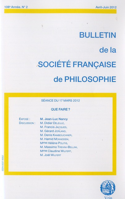 Emprunter QUE FAIRE? livre