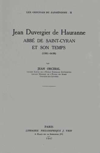 Emprunter LES ORIGINES DU JANSENISME T II livre