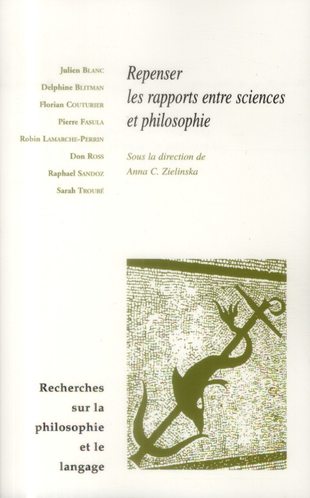 Emprunter REPENSER LES RAPPORTS ENTRE SCIENCES ET PHILOSOPHIE livre