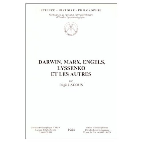 Emprunter DARWIN, MARX, ENGELS, LYSSENKO ET LES AUTRES livre