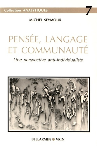 Emprunter PENSEE, LANGAGE ET COMMUNAUTE livre