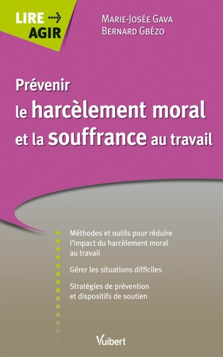 Emprunter Prévenir le harcèlement moral et la souffrance au travail livre