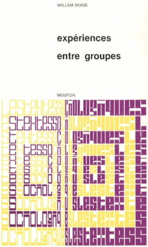 Emprunter Expériences entre groupes livre
