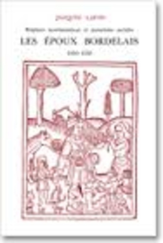 Emprunter Régimes matrimoniaux et mutations sociales. Les époux bordelais, 1450-1550 livre