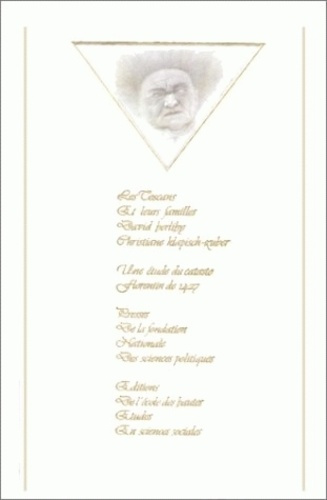 Emprunter Les Toscans et leurs familles : une étude du Castado florentin de 1427 livre