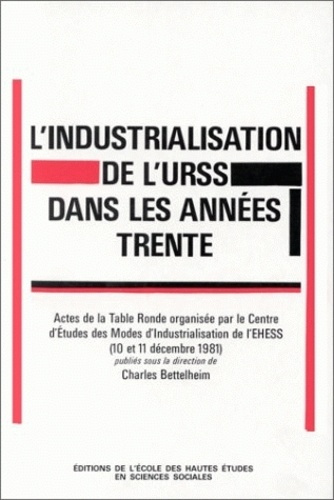 Emprunter L'industrialisation de l'URSS dans les années trente livre