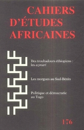 Emprunter Cahiers d'études africaines N° 176, 2004 livre