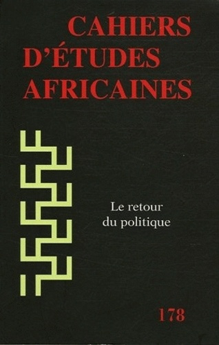 Emprunter Cahiers d'études africaines N° 178/2005 : Le retour politique livre