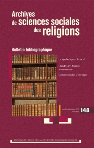Emprunter Archives de sciences sociales des religions N° 148, Octobre-décembre 2009 livre