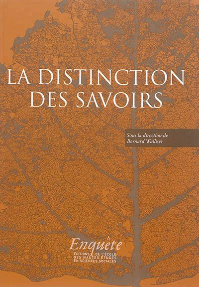 Emprunter La distinction des savoirs livre