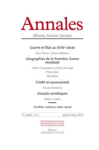 Emprunter Annales Histoire, Sciences Sociales N° 2016/1 livre