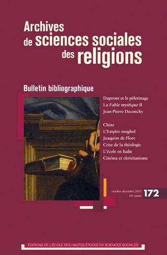 Emprunter Archives de sciences sociales des religions N° 172 : Bulletin bibliographique livre