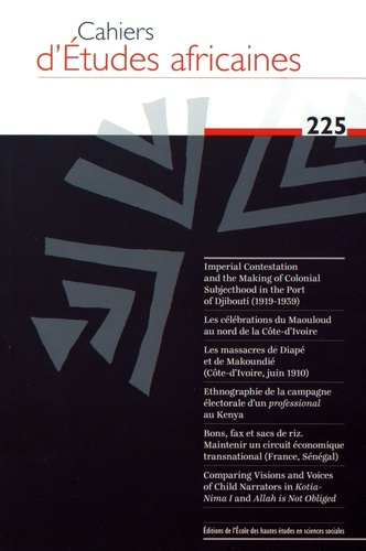 Emprunter Cahiers d'études africaines N° 225/2017 livre