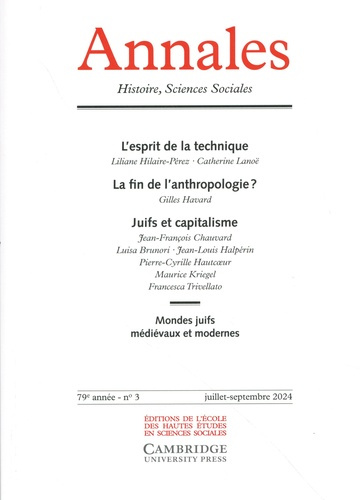 Emprunter Annales Histoire, Sciences Sociales N° 3, juillet-septembre 2024 livre