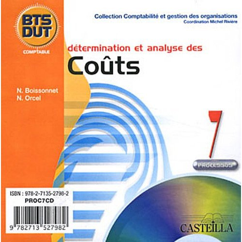 Emprunter Détermination et analyse des coûts BTS-DUT comptable. 1 CD-ROM livre