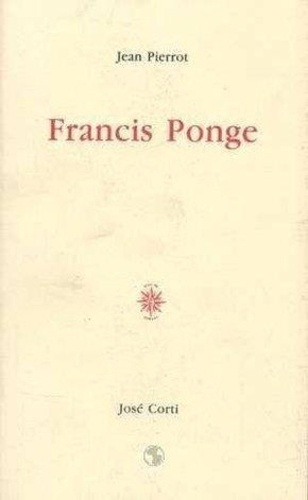 Emprunter Francis Ponge livre