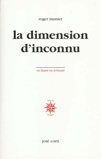 Emprunter LA DIMENSION D'INCONNU livre