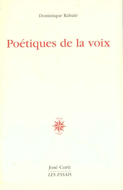 Emprunter Poétiques de la voix livre