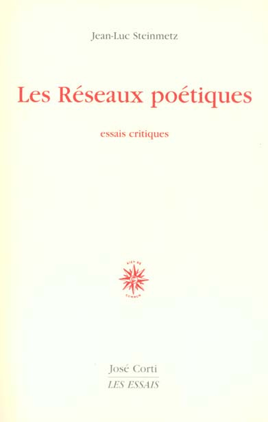 Emprunter Les réseaux poétiques. Essais critiques livre