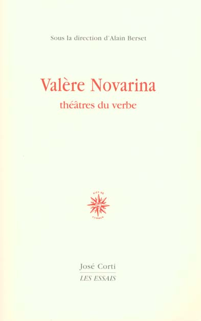 Emprunter Valère Novarina. Théâtres du verbe livre