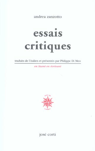Emprunter Essais critiques livre