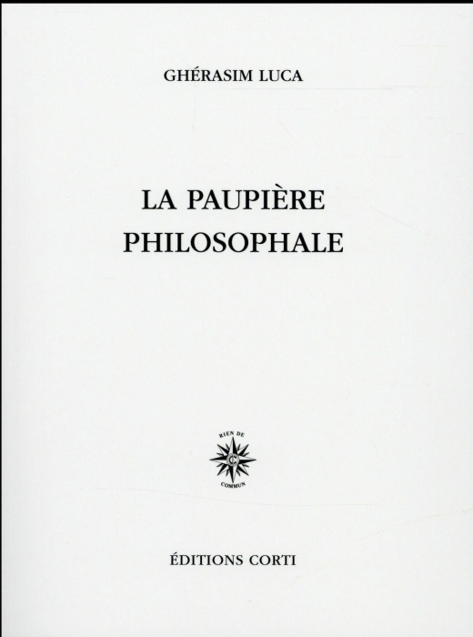 Emprunter La paupière philosophale livre