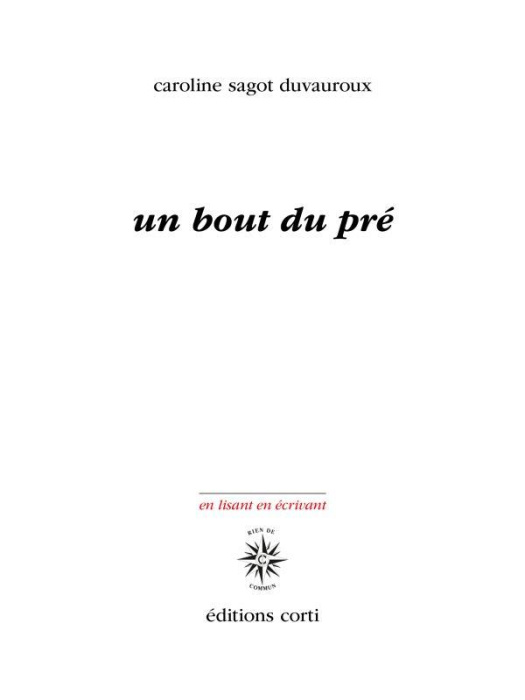 Emprunter Un bout du pré livre