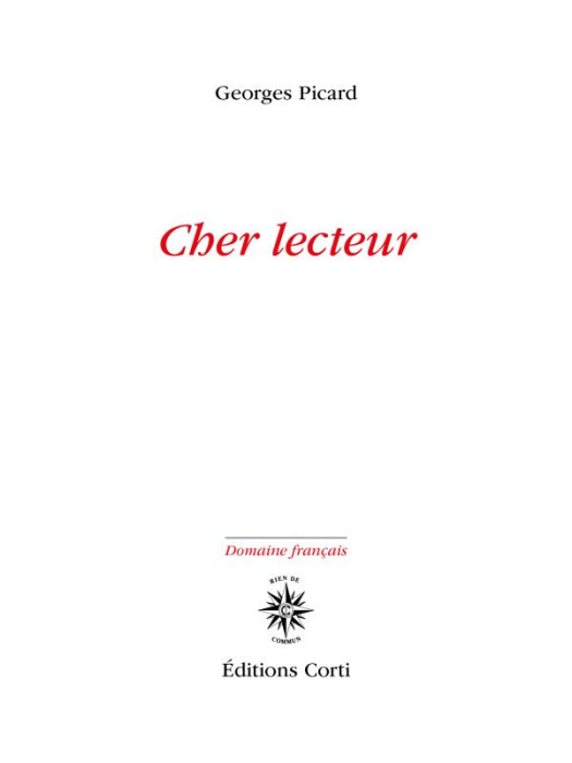 Emprunter Cher lecteur livre