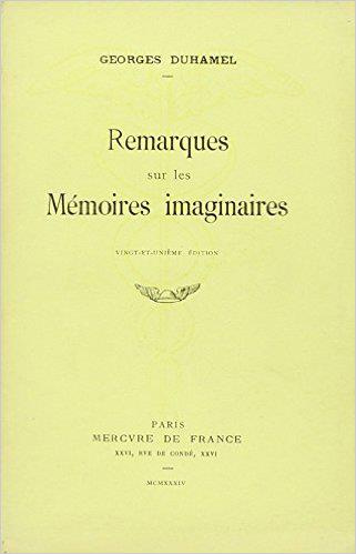 Emprunter REMARQUES SUR LES MEMOIRES IMAGINAIRES livre