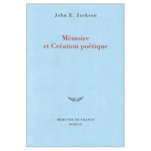 Emprunter Mémoire et création poétique livre