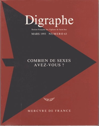 Emprunter Digraphe N° 63 : Combien de sexes avez-vous ? livre