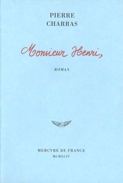 Emprunter Monsieur Henri livre