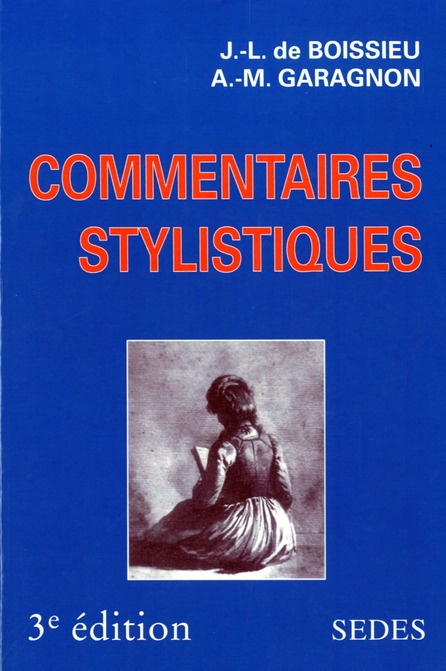 Emprunter COMMENTAIRES STYLISTIQUES. 3ème édition livre