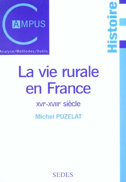 Emprunter La vie rurale en France. XVIe-XVIIIe siècle livre