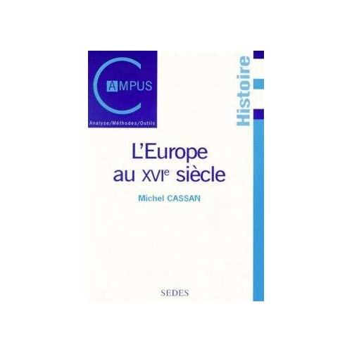 Emprunter L'EUROPE AU XVIE SIECLE livre