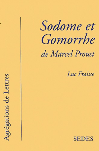 Emprunter SODOME ET GOMORRHE DE MARCEL PROUST livre