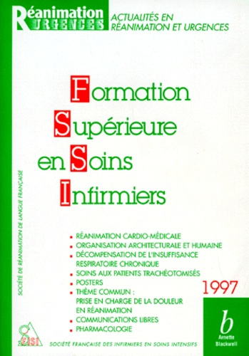 Emprunter FORMATION SUPERIEURE EN SOINS INFIRMIERS. Janvier 1997 livre