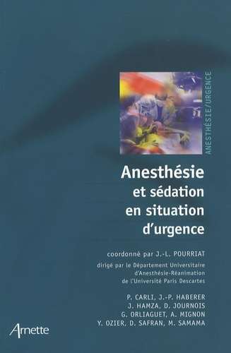 Emprunter Anesthésie et sédation en situation d'urgence livre