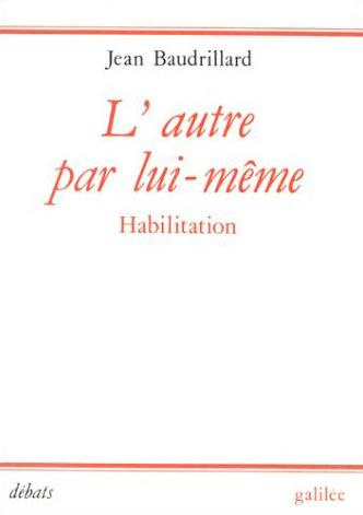 Emprunter L'Autre par lui-même. Habilitation livre
