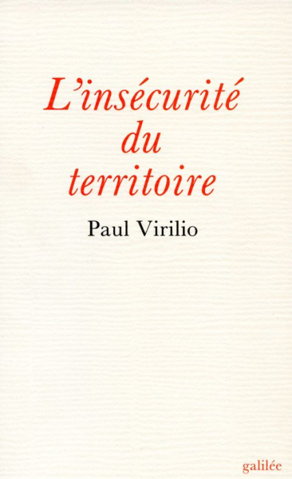 Emprunter L'insécurité du territoire livre