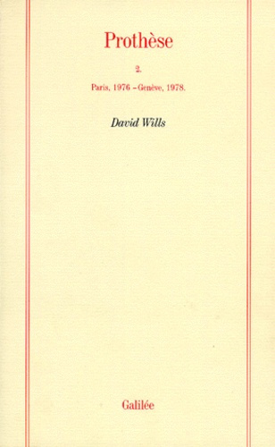 Emprunter PROTHESE. Tome 2, Paris 1976, Genève 1978 livre